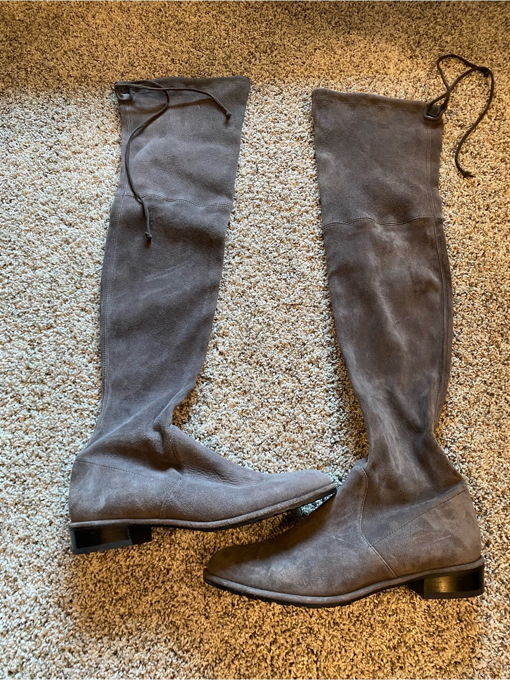 Stuart Weitzman Over-the-Knee Suede Boots - US 9.5